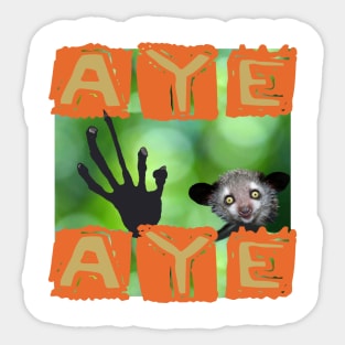 Aye-aye Sticker